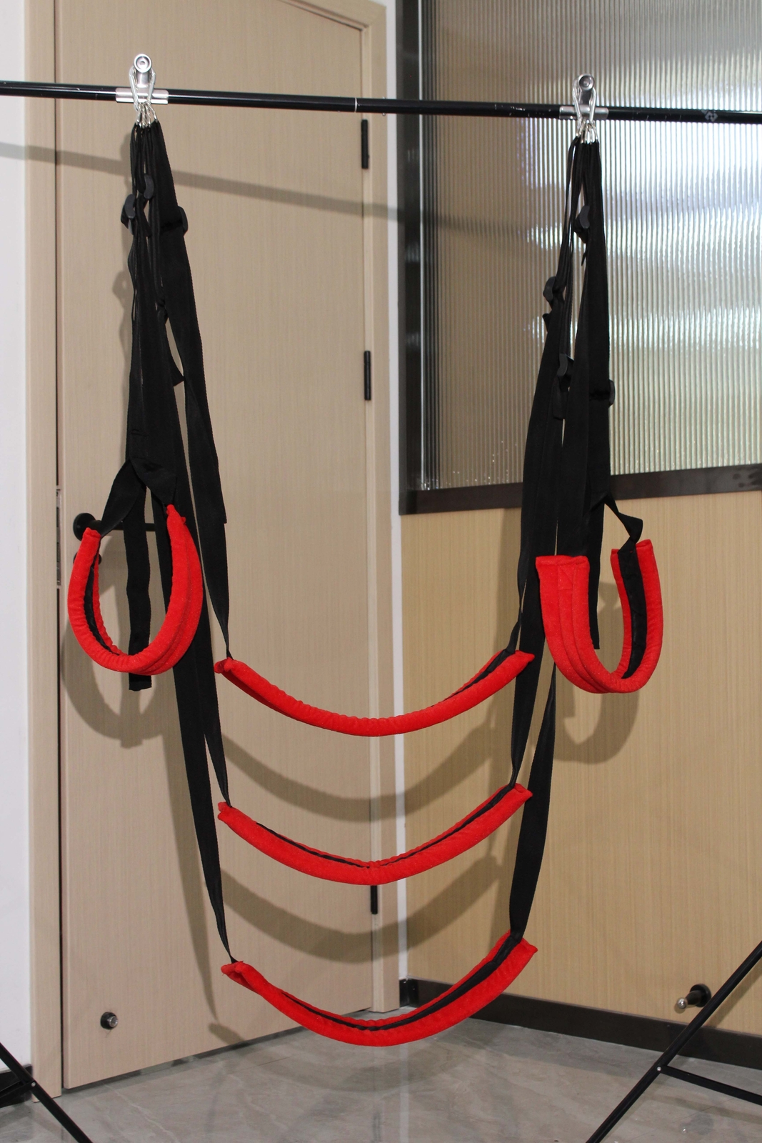 Adjustable SM 360° Spinning Sex Swing Ceiling Sling Position Couples Restraint