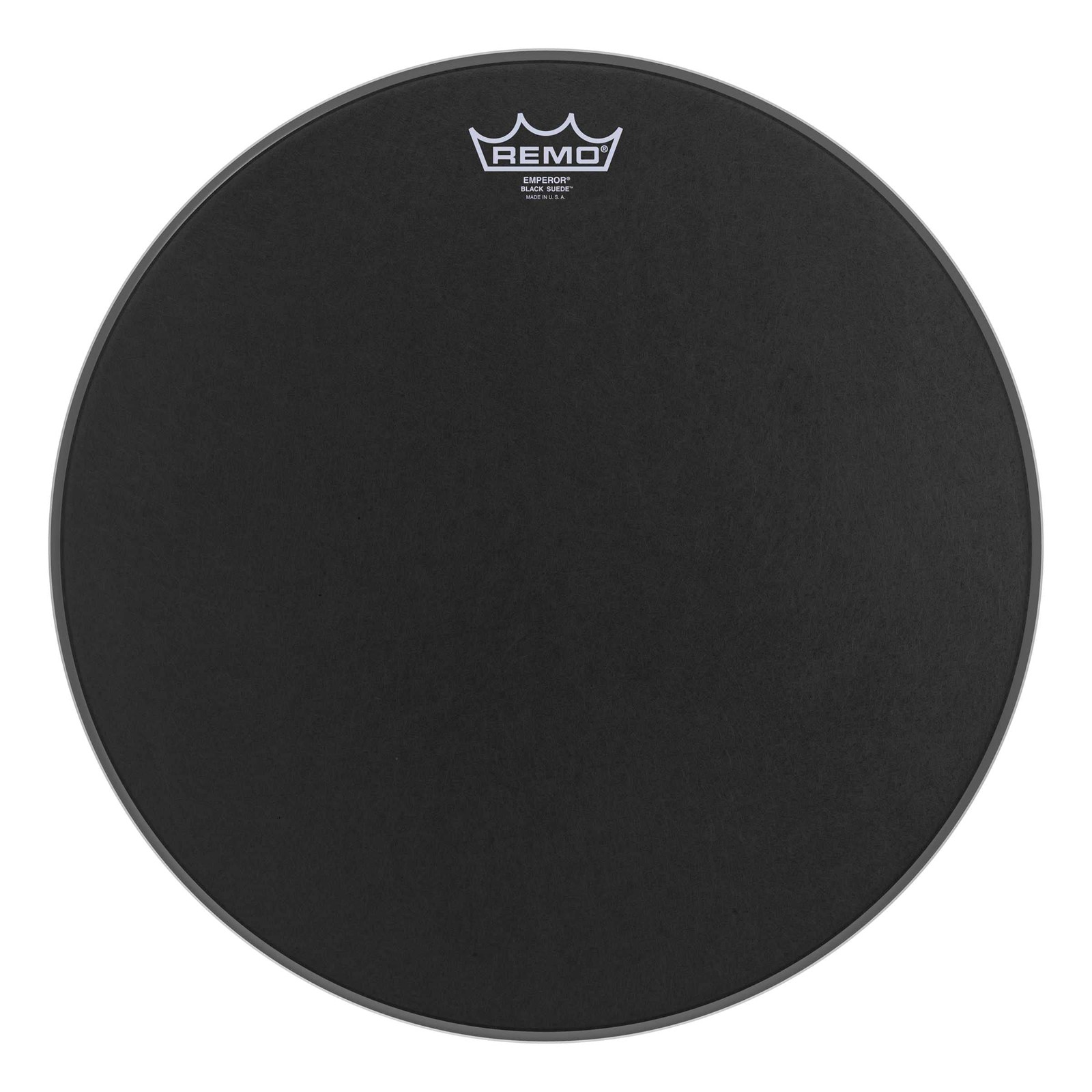 Remo 16" Emperor Black Suede Drum Head