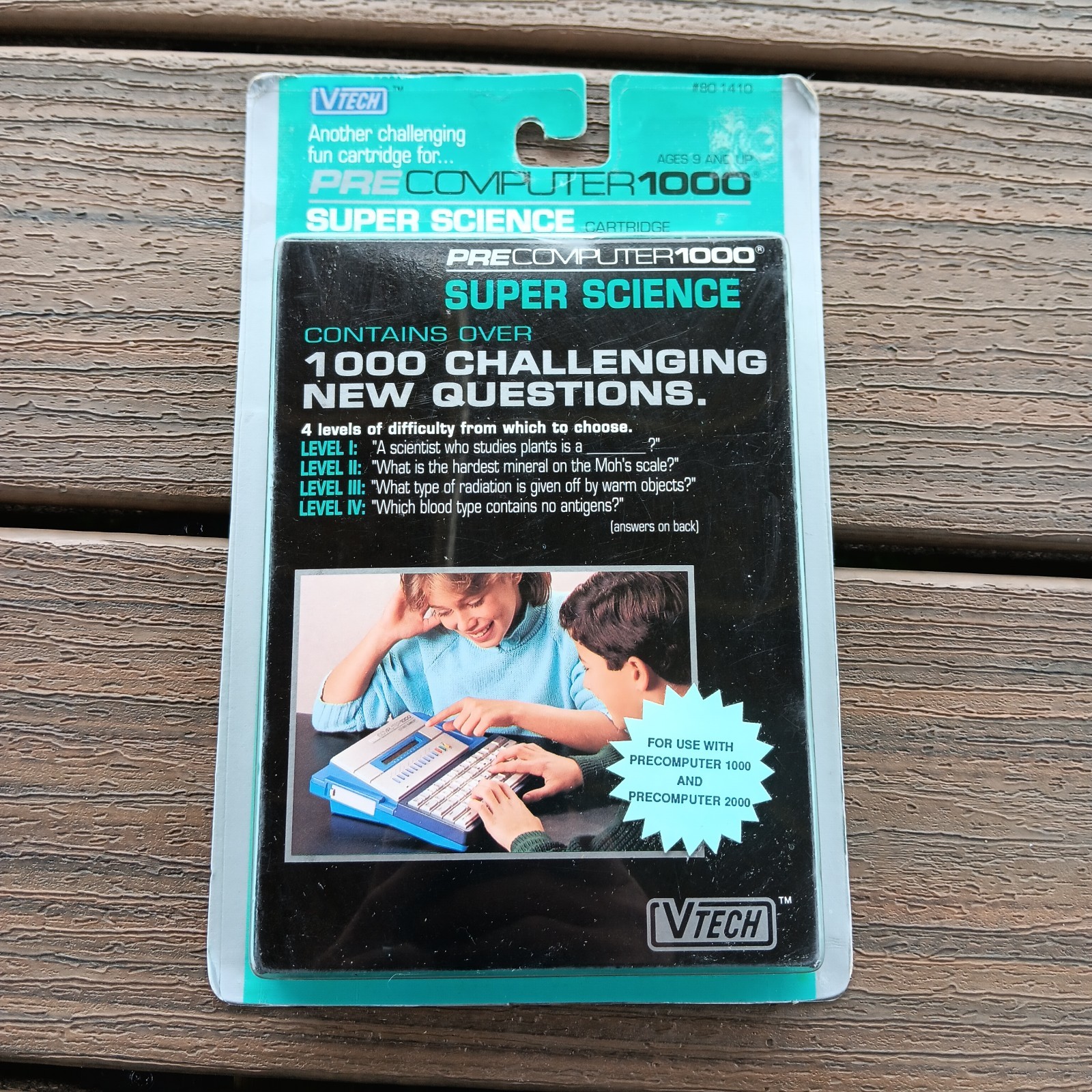 Pre-Computer 1000 Super Science 1988 Cartridge New in Sealed Package!