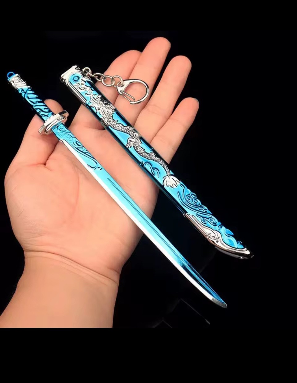 SMALL SWORD 8.5 " Long, ZINC ALLOY COLORED