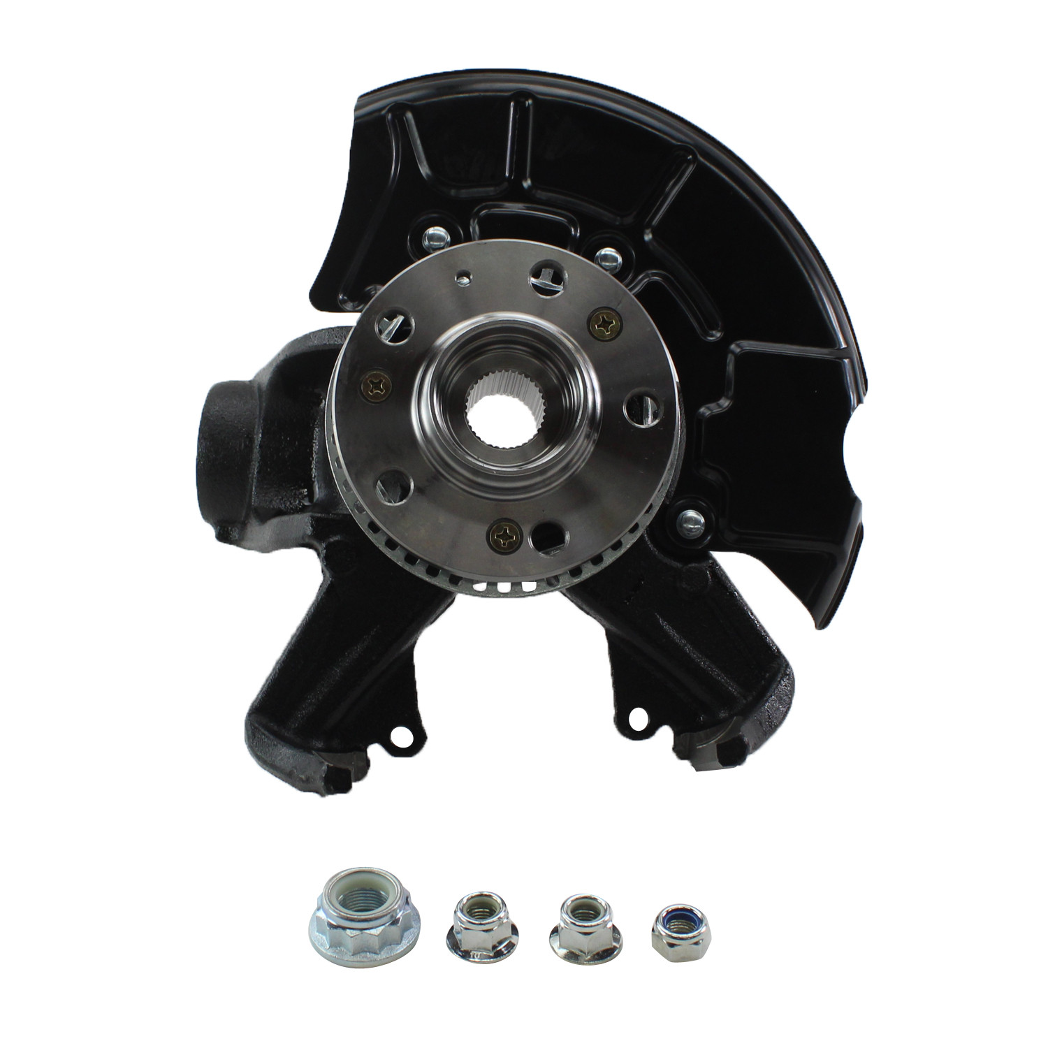 Bison Performance Front Left Steering Knuckle & Wheel Hub Bearing For VW Golf