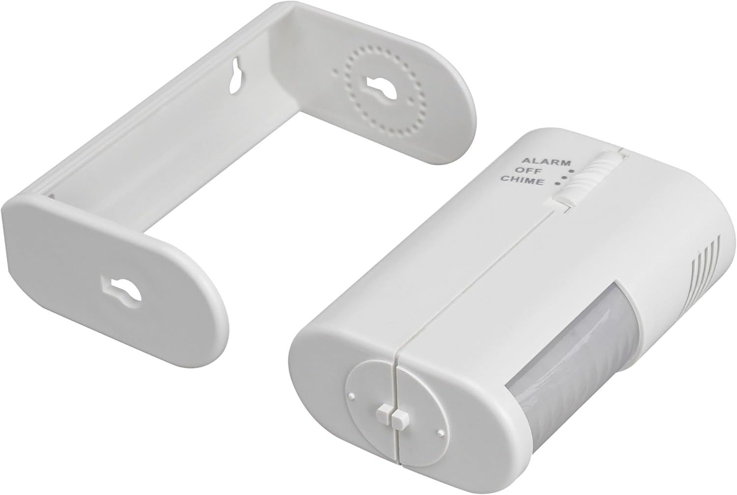 Wireless PIR Motion Sensor Alarm, 26 Ft Detection Range, 80dB Alert or Chime, Ad