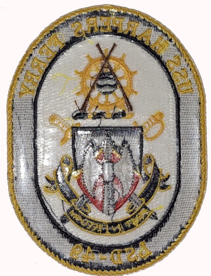 USS HARPERS FERRY LSD-49 "FIRST IN FREEDOM" SHIP'S PATCH