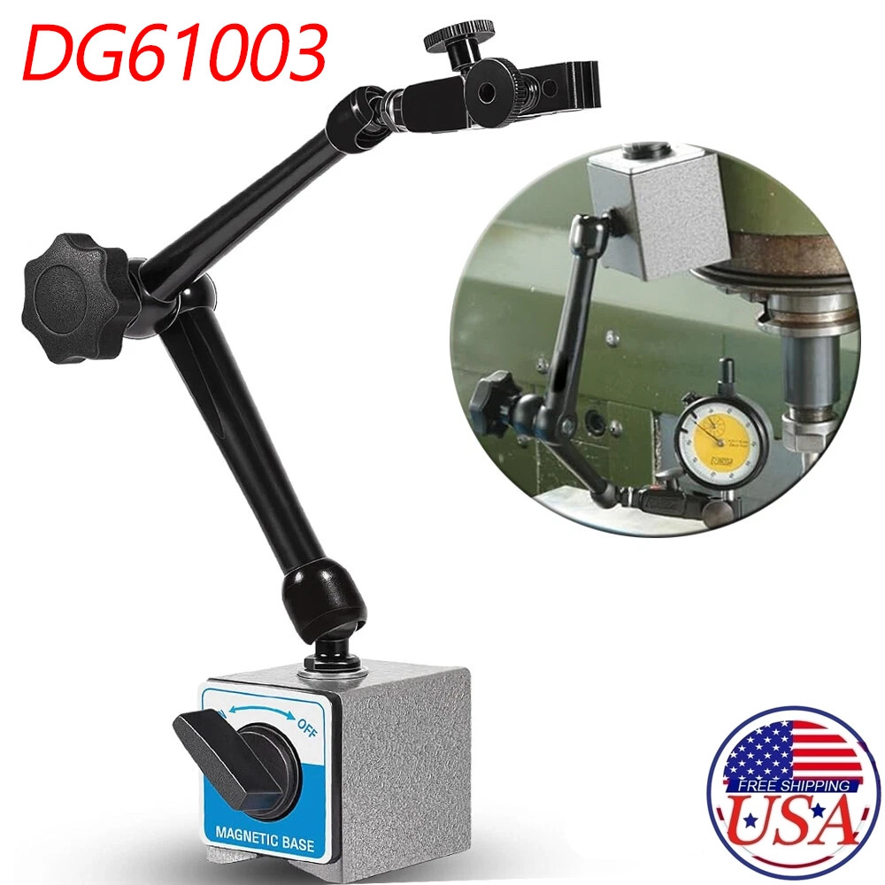 DG61003 For Noga Dial Gage Test Indicator Holder Magnetic Base 176lb Fine Adjust