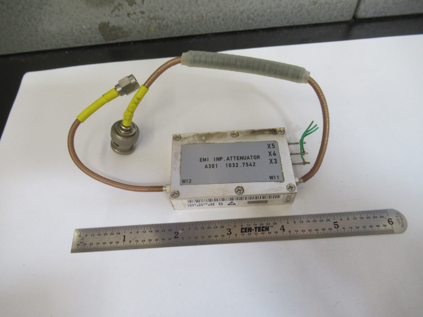ROHDE SCHWARZ EMI INPUT ATTENUATOR 1032.7542 ESMI AS PICTURED &B9-A-04