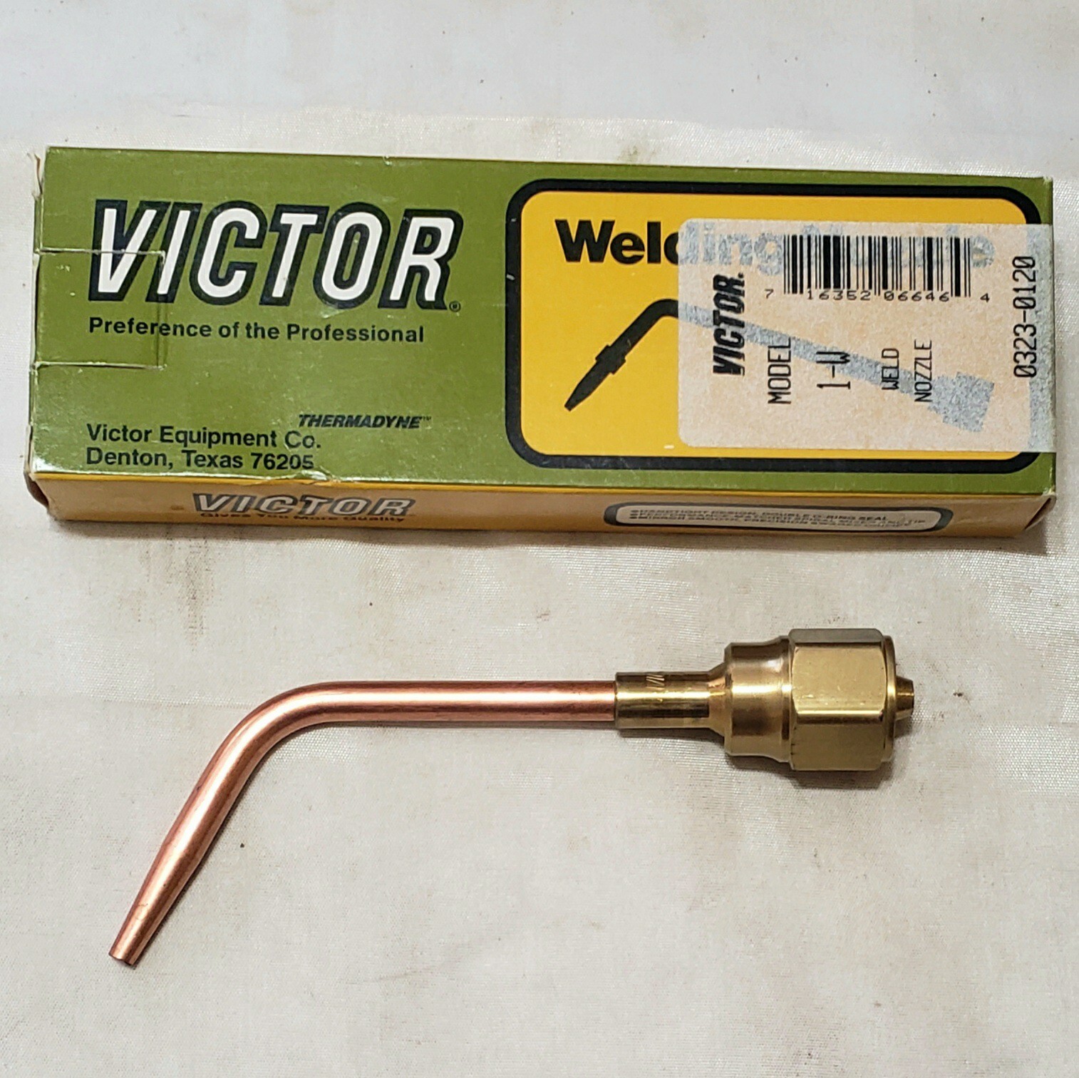 Victor 1-W Welding Brazing Torch Tip 300 Series 315FC 0323-0120 Made In USA