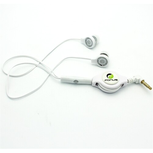 For Kyocera DuraForce Ultra 5G - Retractable Earphones Headphones Hands-free