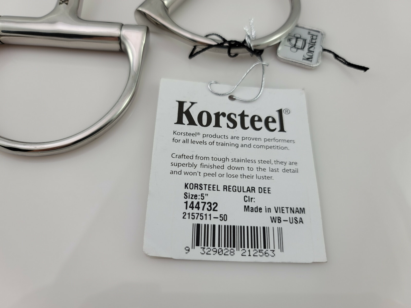 Korsteel Regular Dee Snaffle Bit Size 5