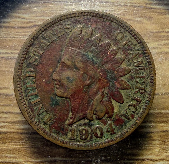 1904 Indian Head Cent - Actual Coin Shown - Free Shipping & Tracking INV#90