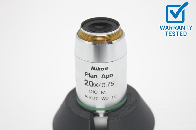 Nikon Plan APO 20x/0.75 DIC M Microscope Objective Unit 6