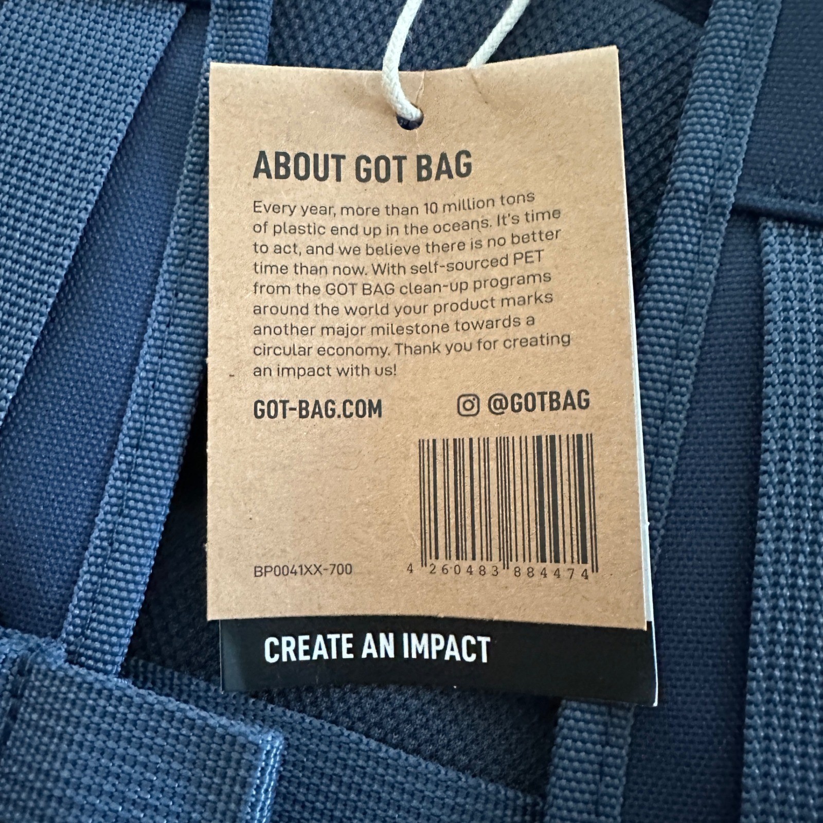 Got Bag Ocean Blue Rolltop Easy