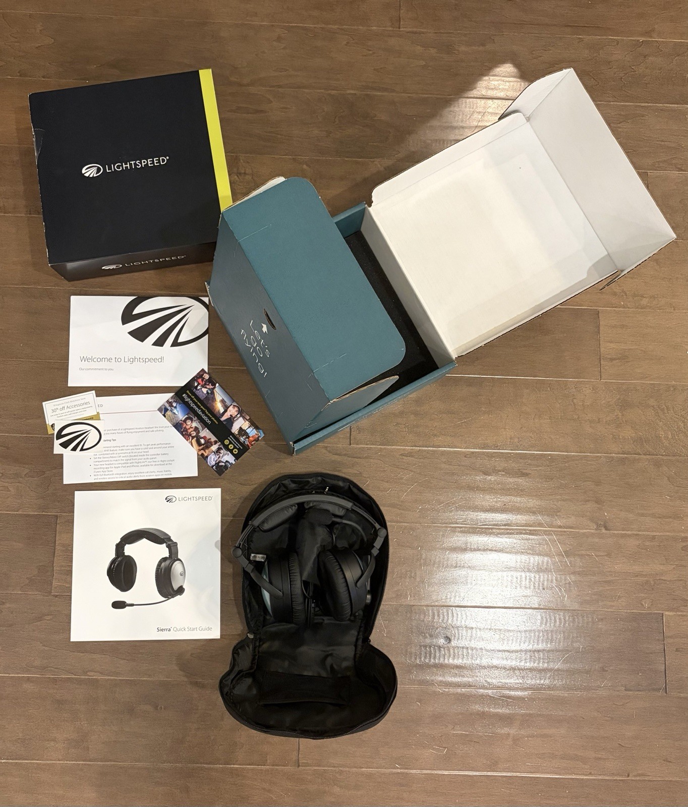 Lightspeed Sierra Dual GA Noise Canceling Aviation Headset