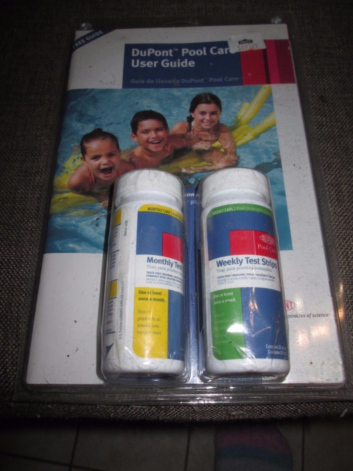 Lowe's DuPont Pool Care User Guide w/ 10 Monthly & 25 Weekly Test Strips NIP