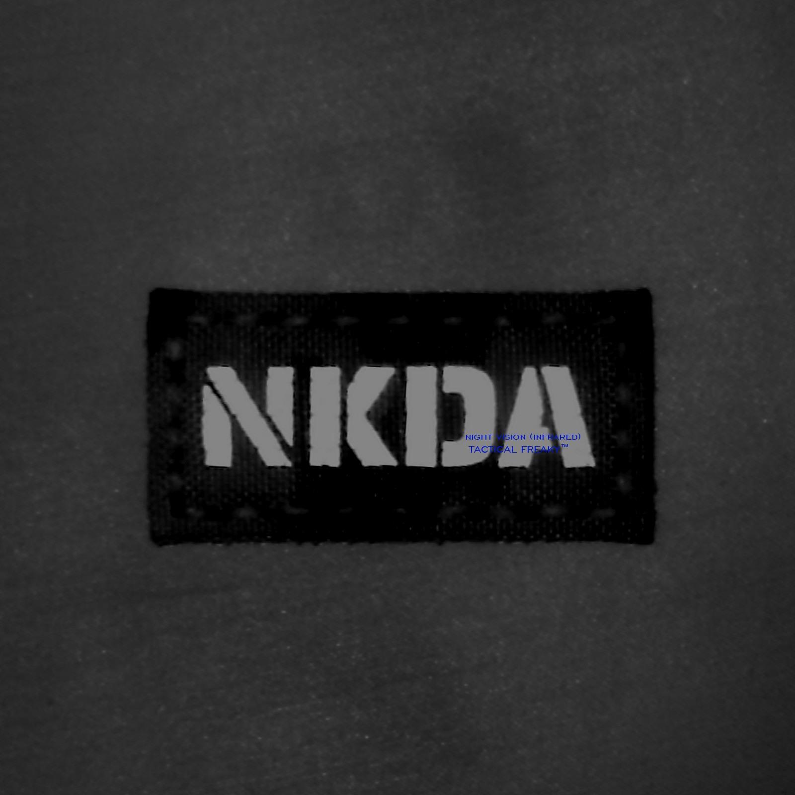 IR NKDA infrared NKA multicam morale 1x2 tactical IFF laser hook patch