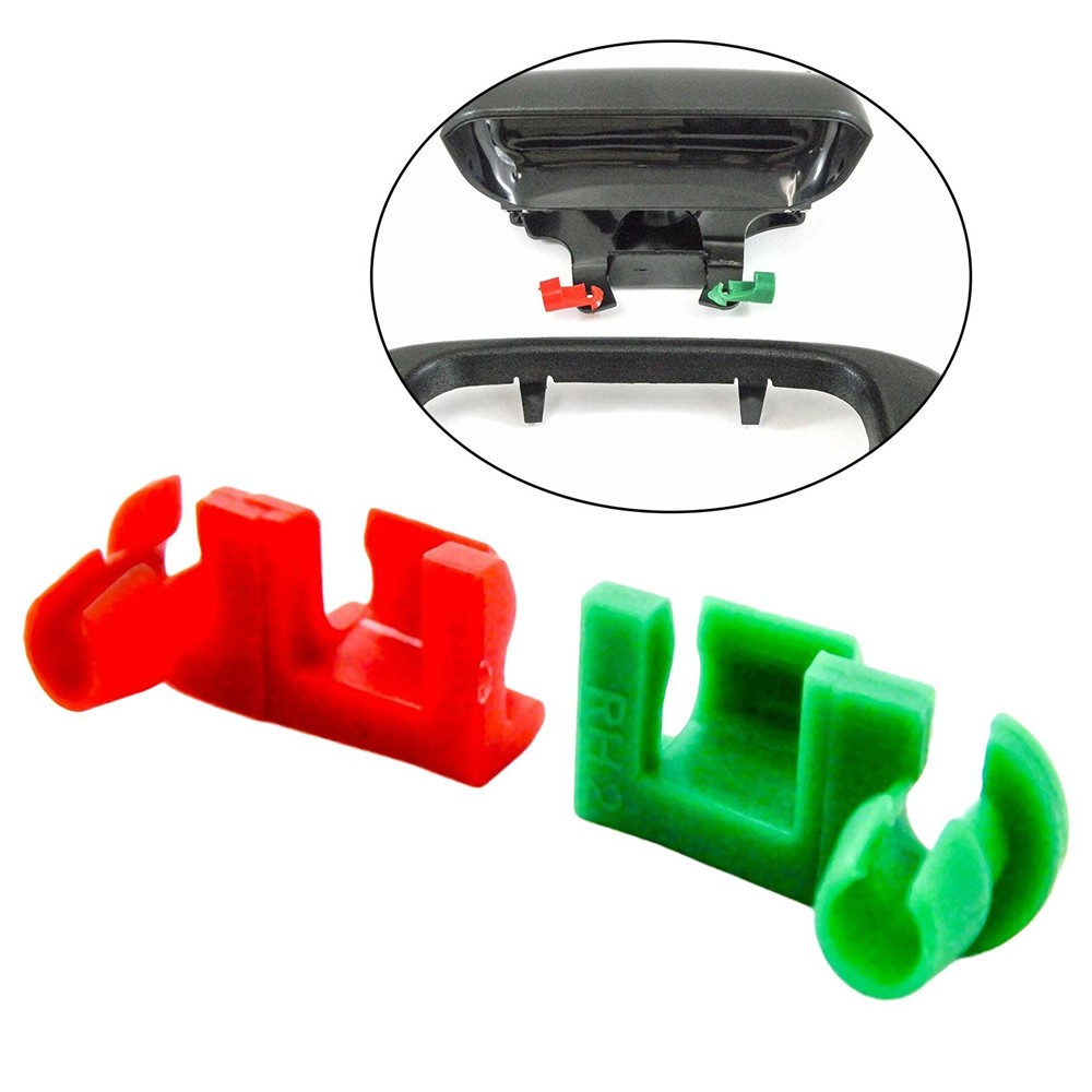 Pair For 99-07 Chevy Silverado GMC Sierra Tailgate Handle Rod Clip Left & Right