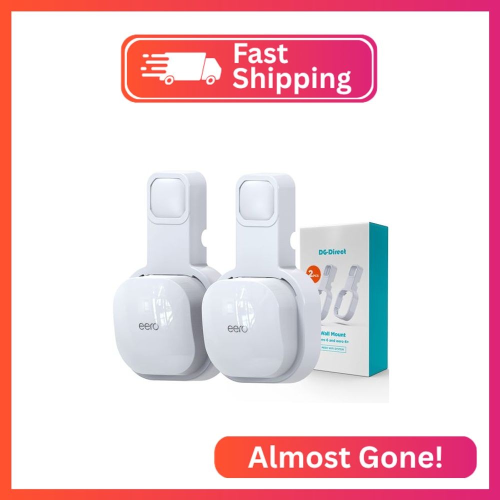 DG-Direct Wall Mount Holder for eero 6 and eero 6+ Router Mesh Wi-Fi System, No
