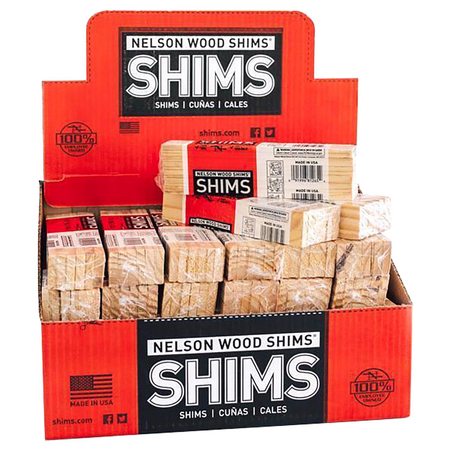 WOOD SHIMS 8" 12PK - Open Box