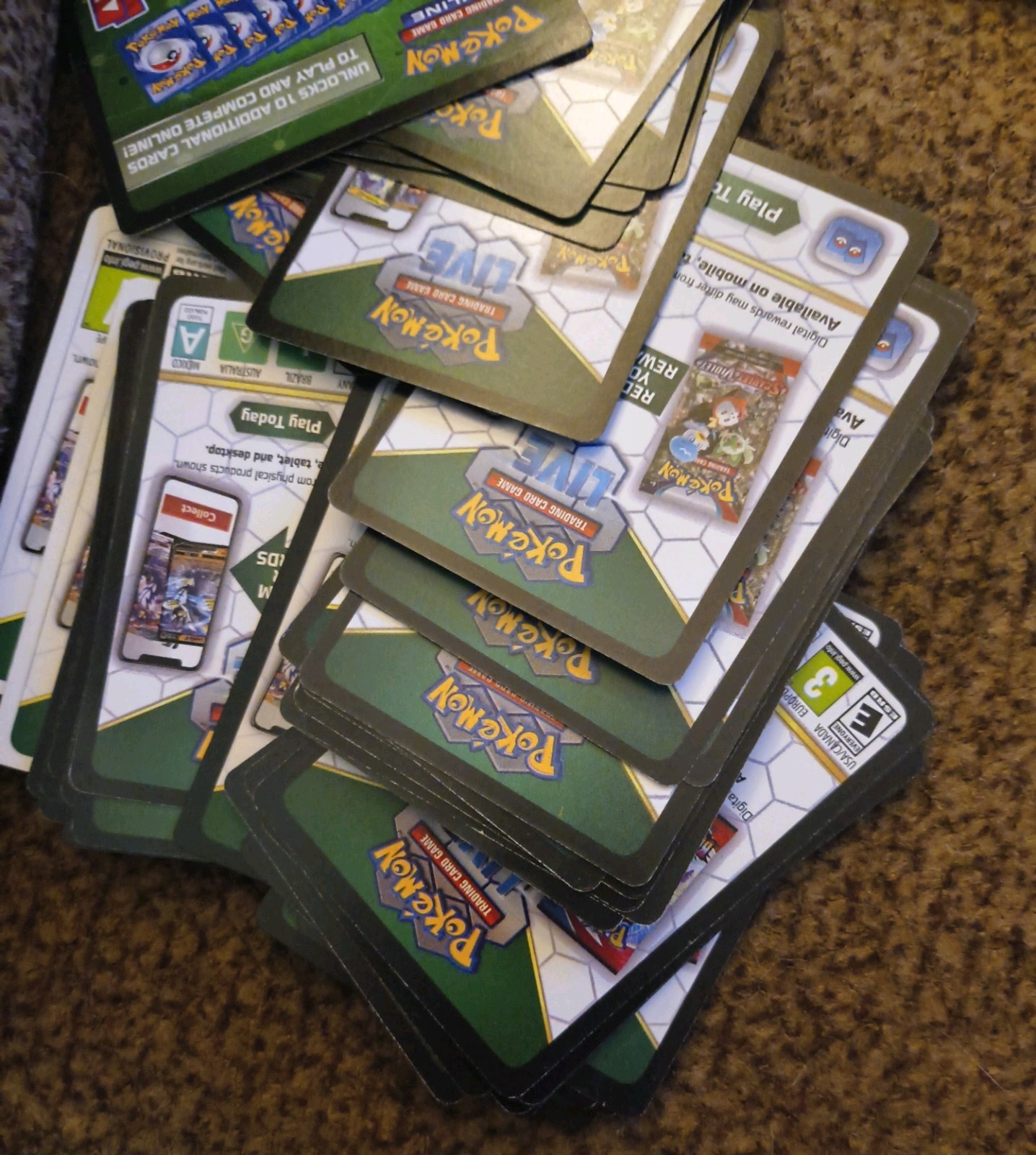 Pokemon TCG Online Unused Code Cards Sent By Message
