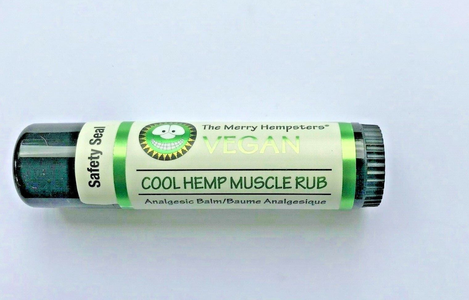 The Merry Hempsters Vegan Cool Hemp Muscle Pain Rub Analgesic Balm 0.60oz