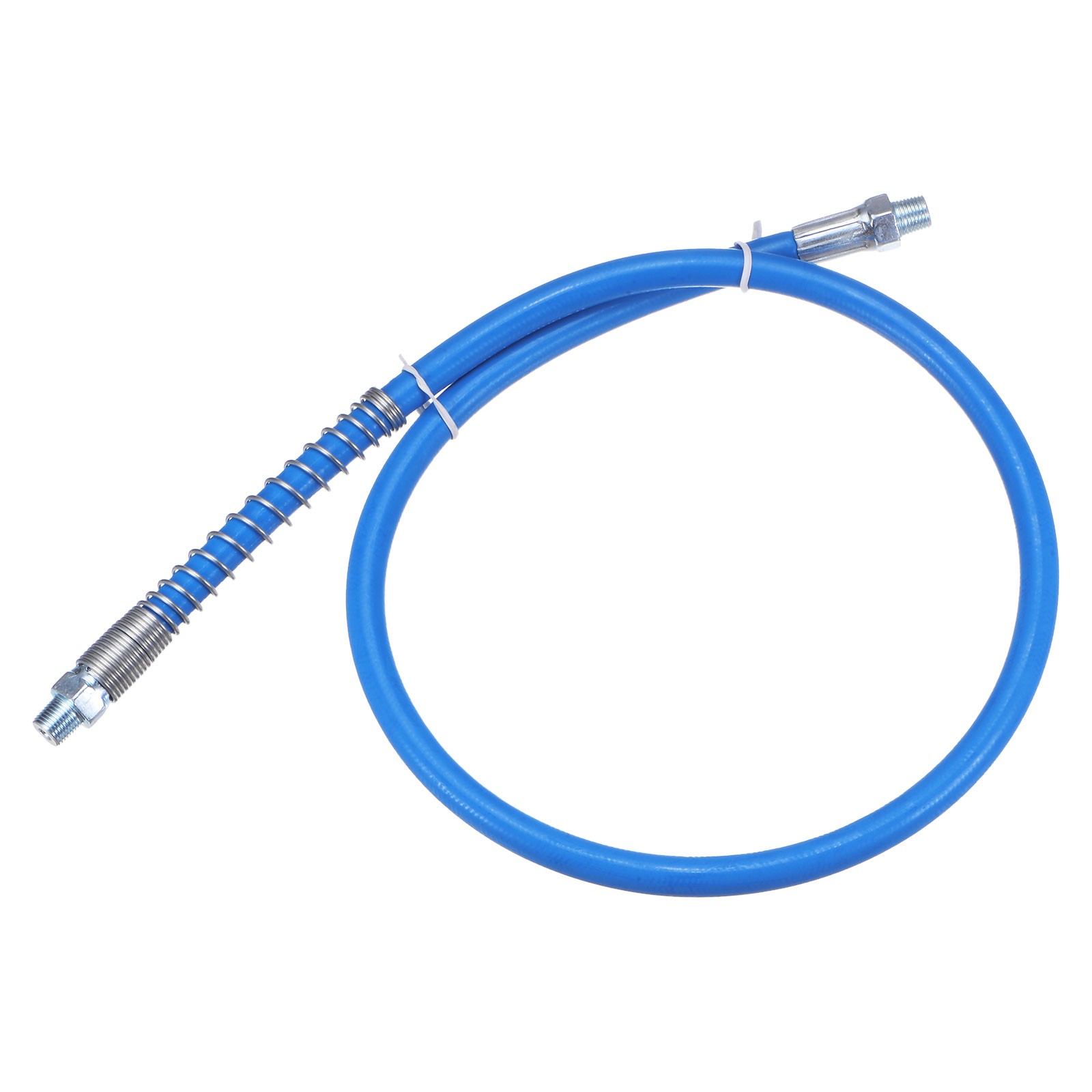 31.5" Blue Grease Gun Hose 10000 PSI High Pressure Quick Release