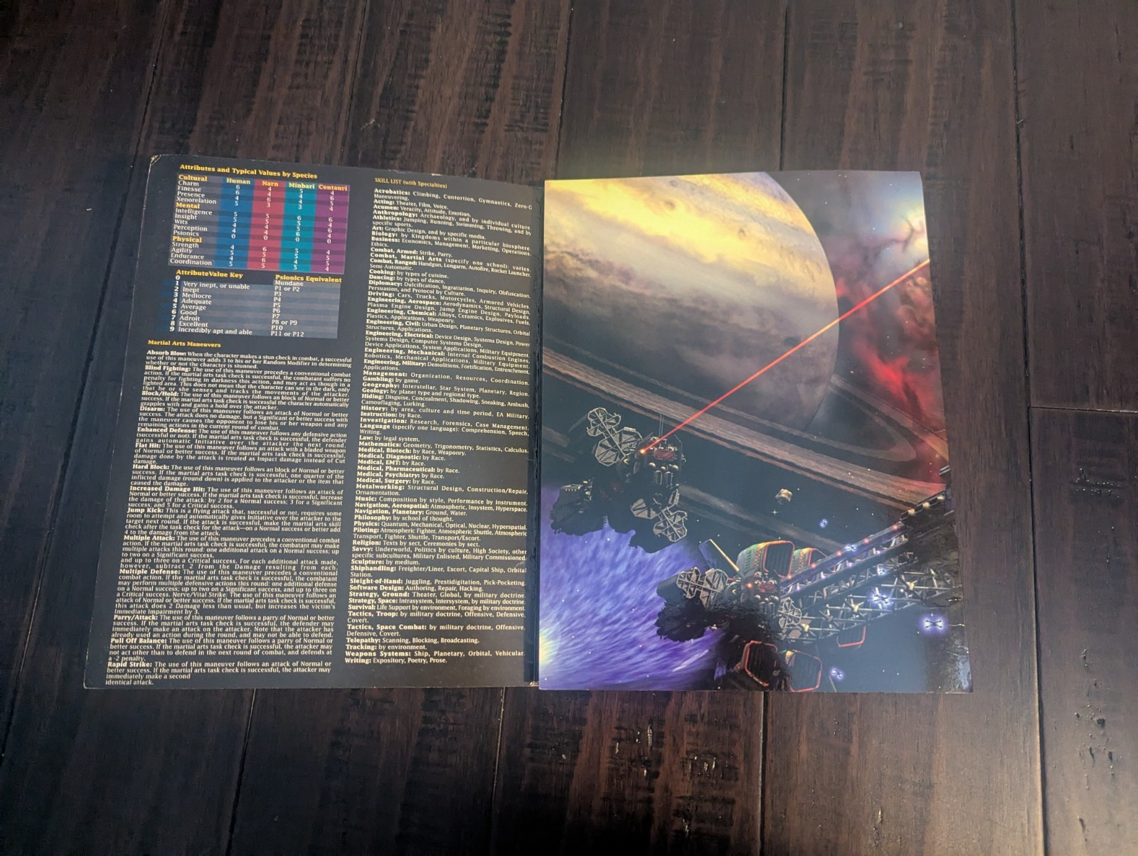 Chameleon Eclectic Sci-Fi RPG Gamemaster's Resource Kit VG+