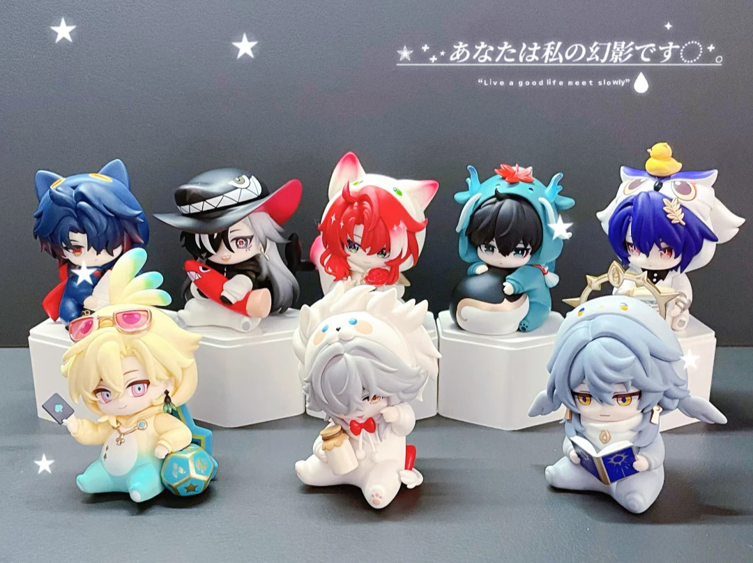 miHoYo Official Honkai: Star Rail Boys Dorm Chibi PVC Figures Doll Toy Blind Box
