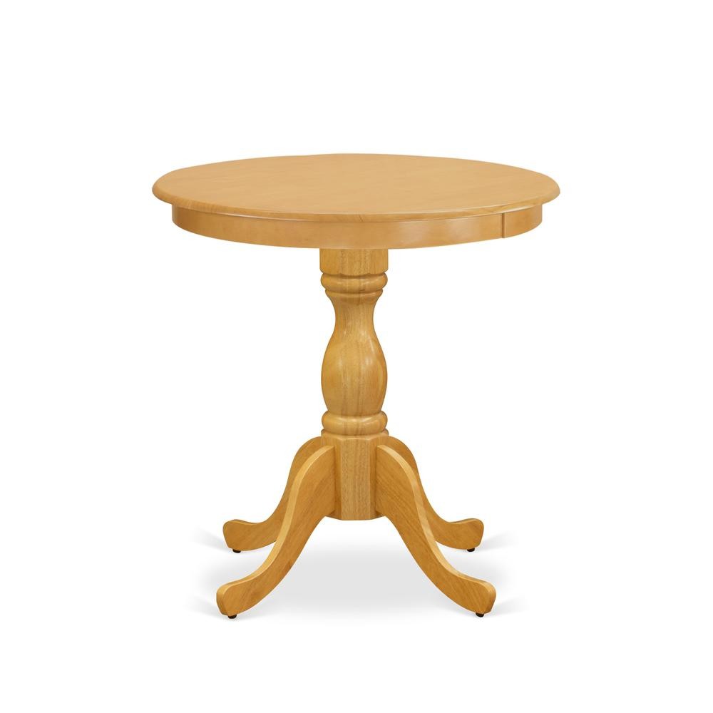 East West Furniture - ESVA3-OAK-C - 3-Pc Modern Dining Room Table Set - 2...