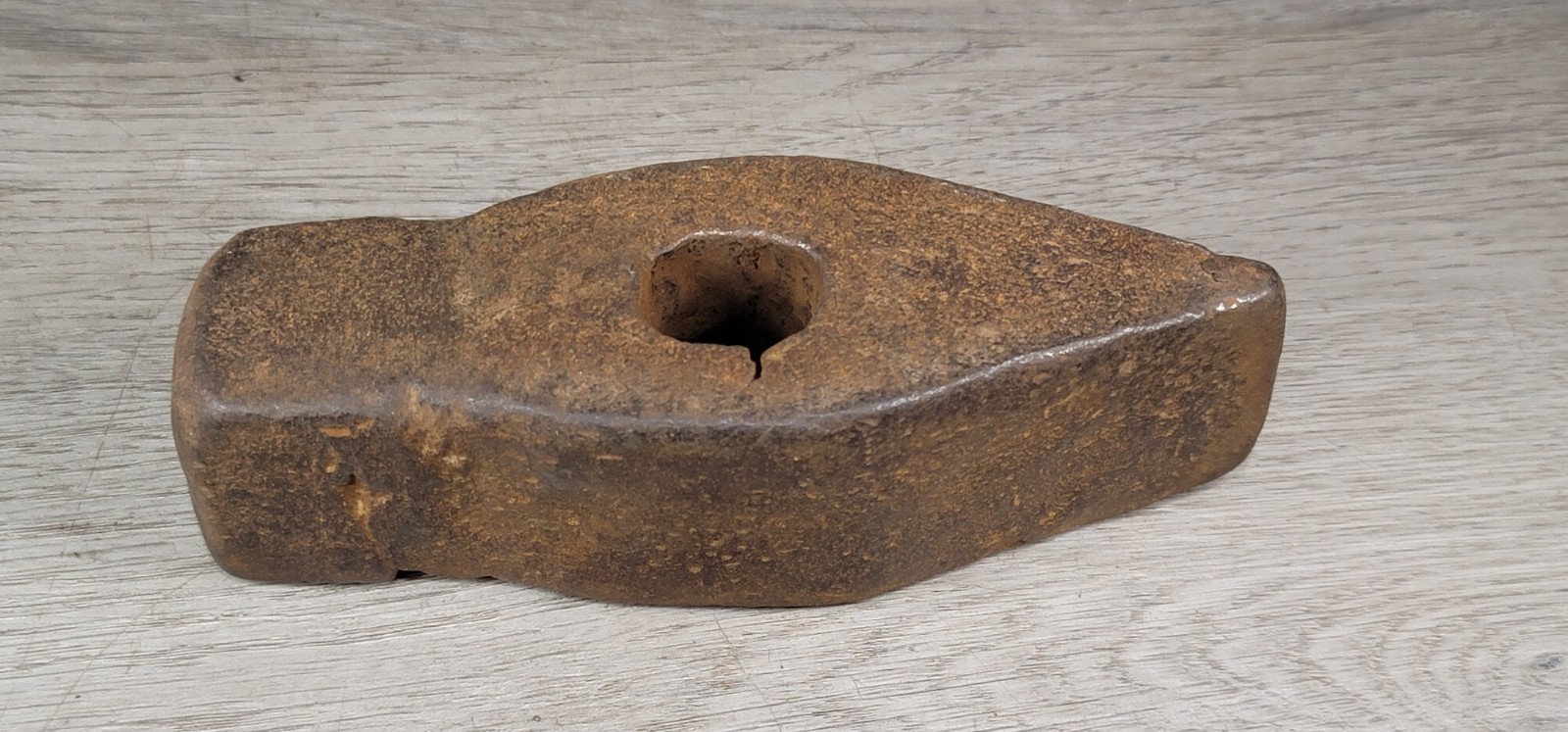 Straight Peen Hand Forged Hammer Head 3/4" Eye 5 3/4" Long Blacksmith