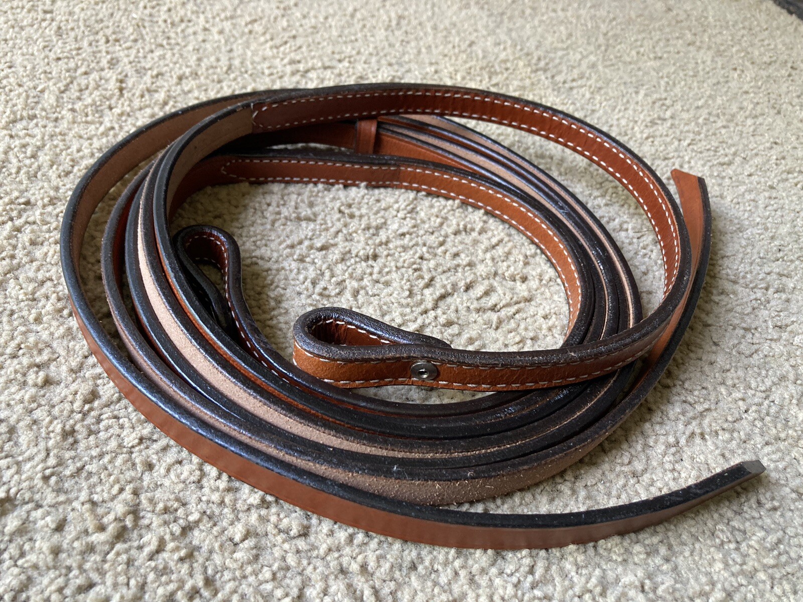 7.5” Leather Split Western Reins