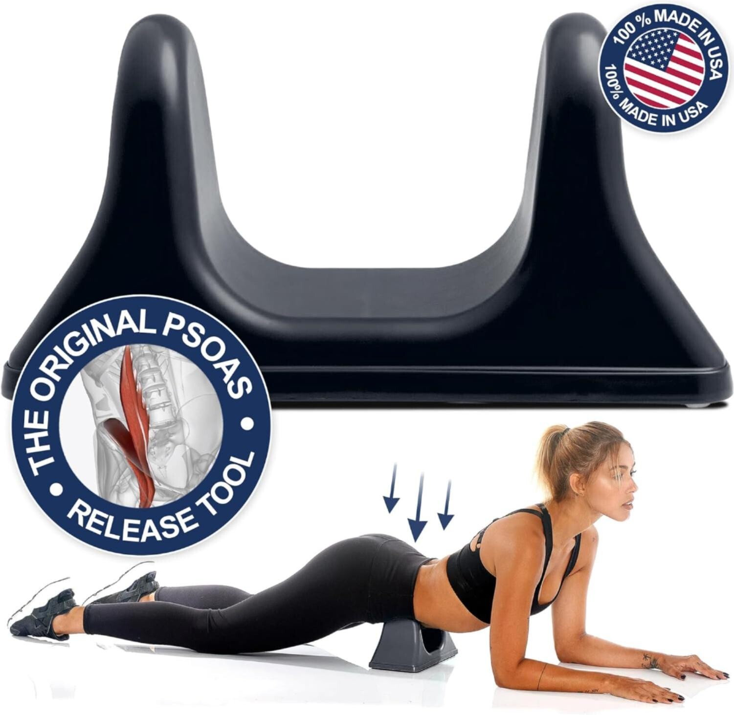 NEW PSO RIGHT CHOICE Muscle Release & Deep Tissue Massage Tool - Night Black