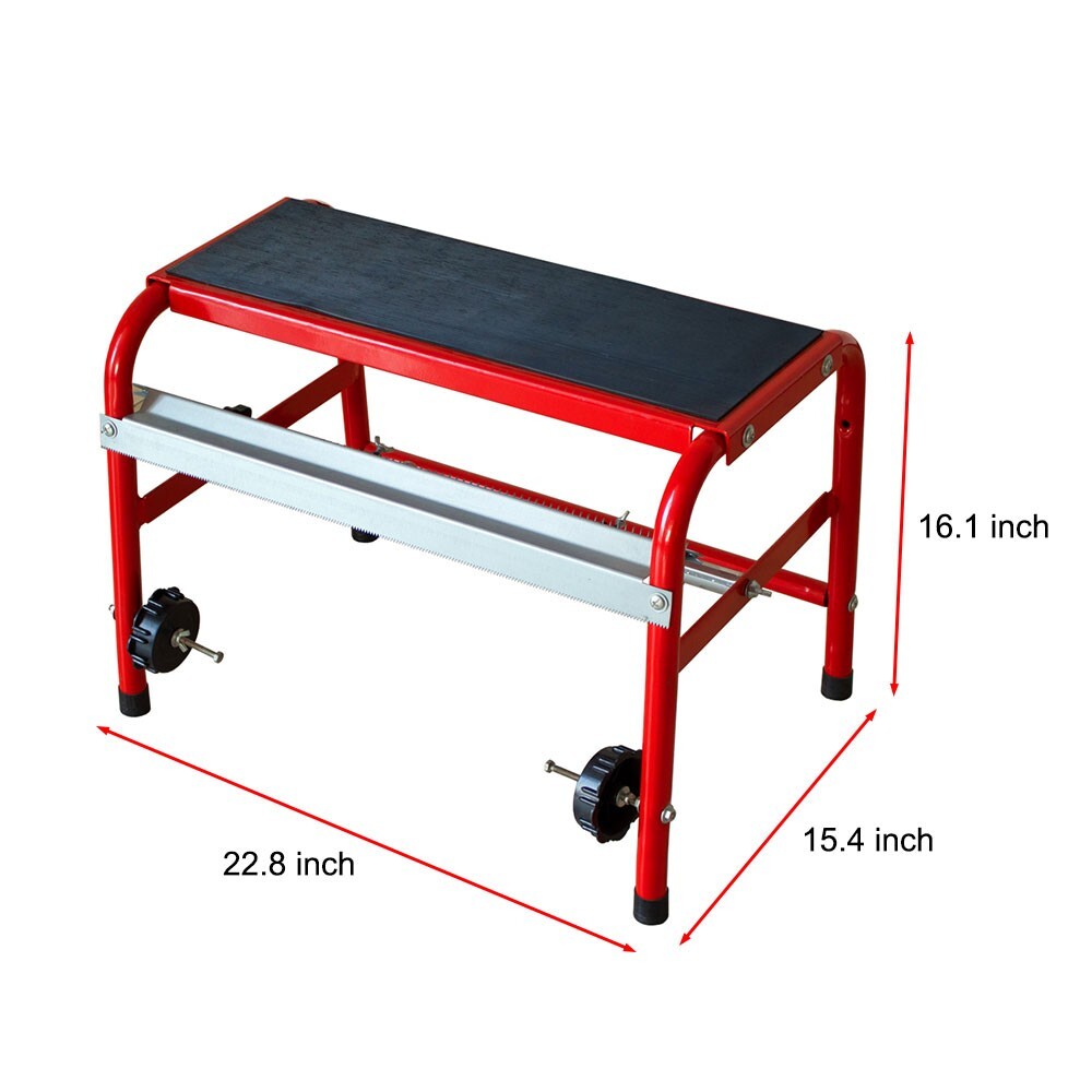 18" Portable Step Stool Masking Machine, Holds Auto Masking Paper & Tape
