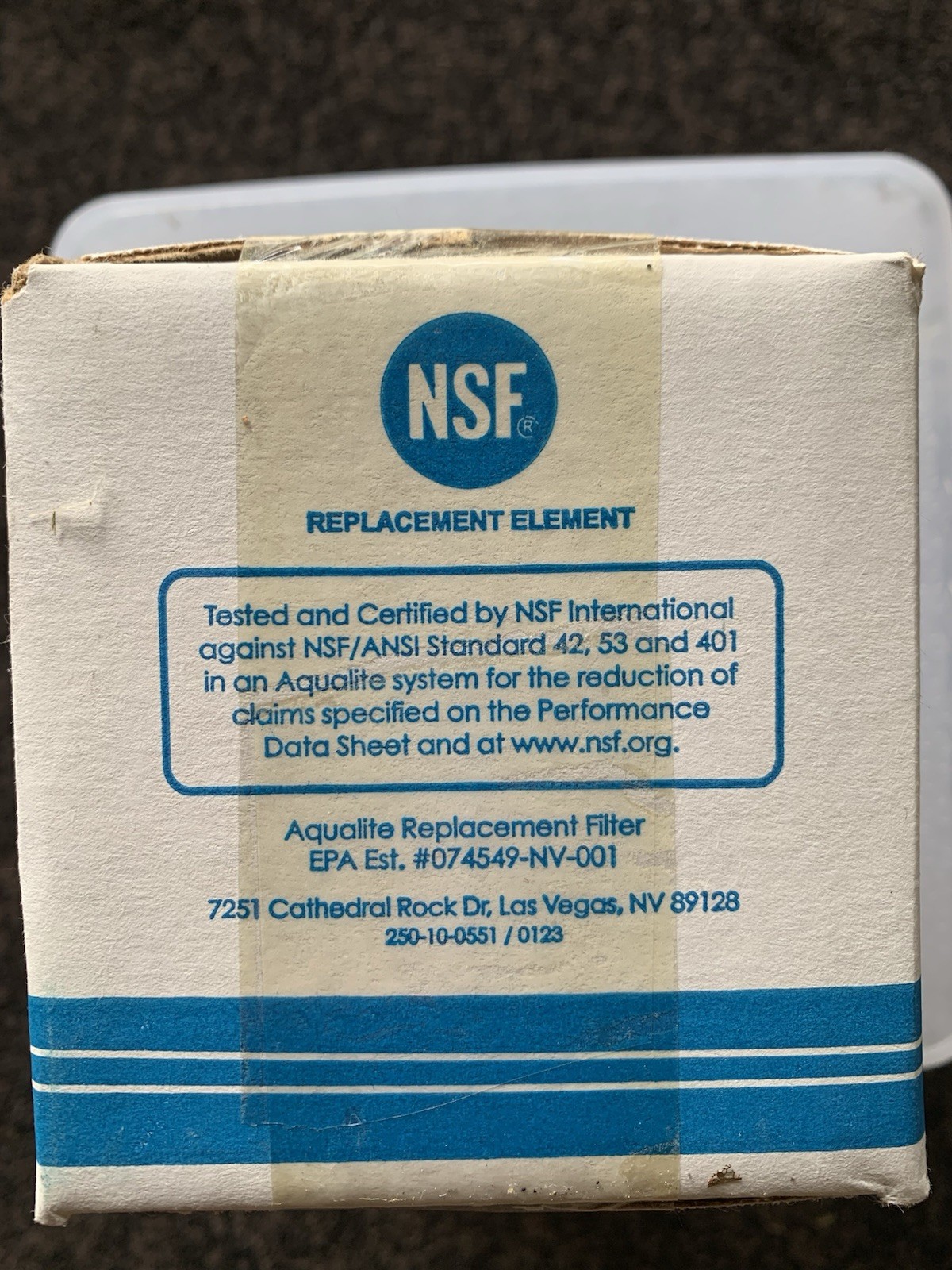 Multi-Pure Model No. CB5 Replacement Filter