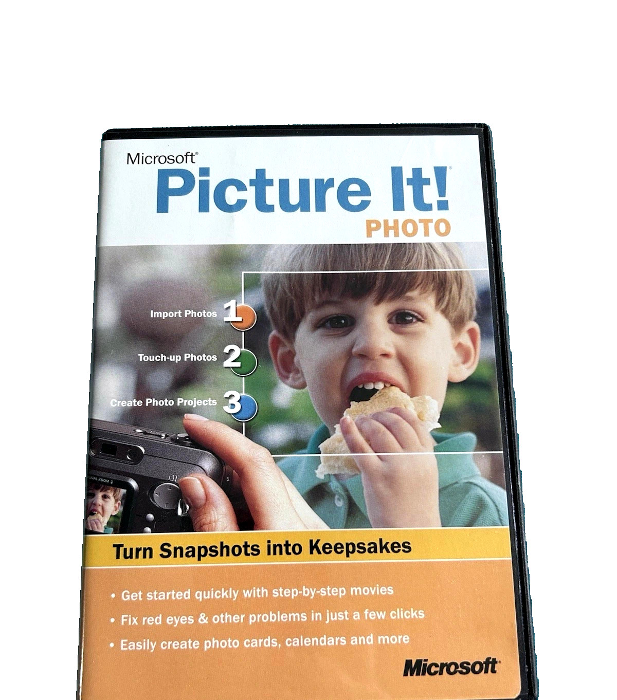Microsoft Picture It! Photo Editing Version 7.0 Disk & Companion Guide Book