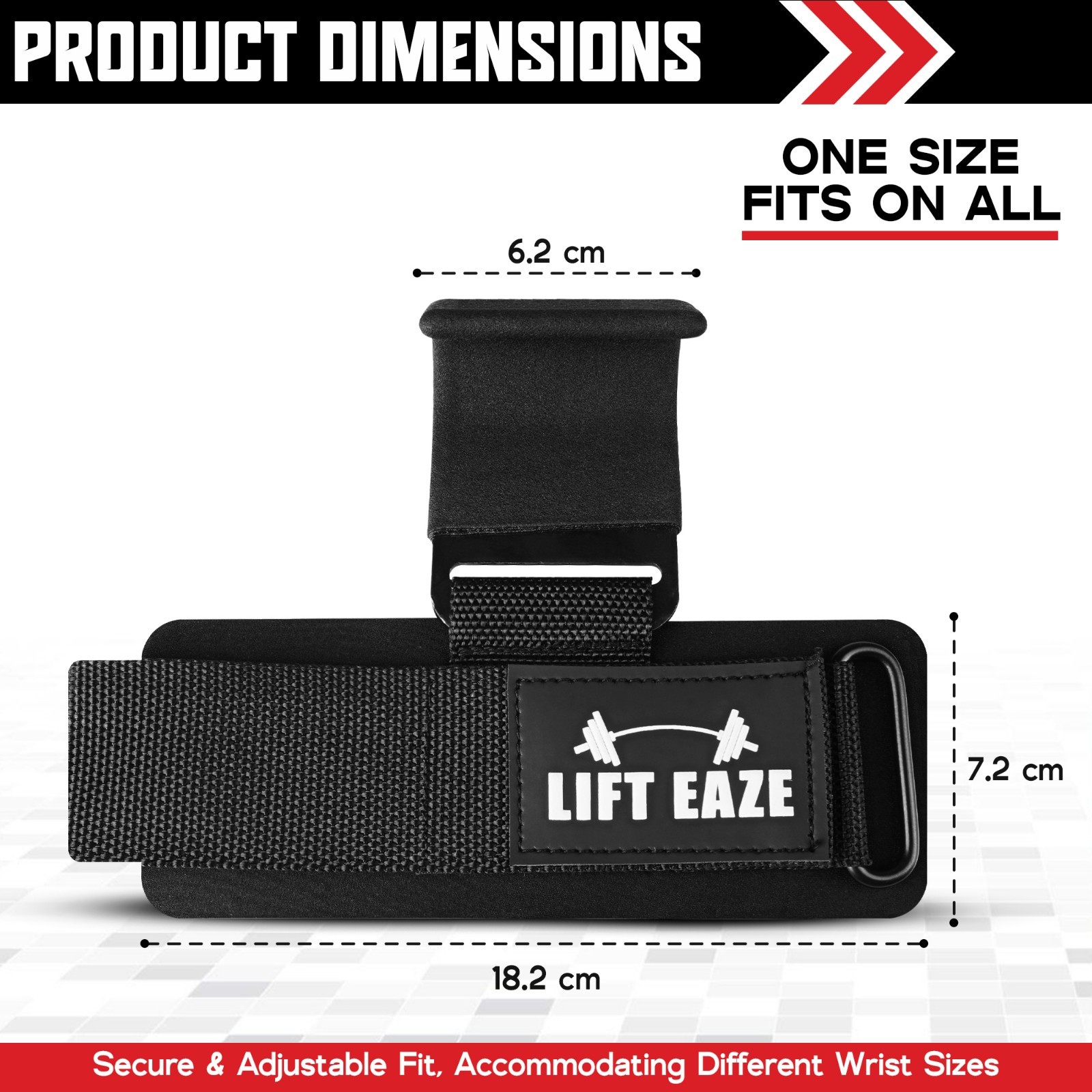 Heavy Duty Weight Lifting Hooks Gym Training Deadlift Wrist Support Grips Straps