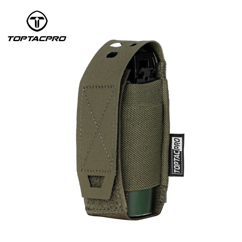 TOPTACPRO Tactical Flashbang Pouch Tool Bag Modular MOLLE Airsoft Bag Military