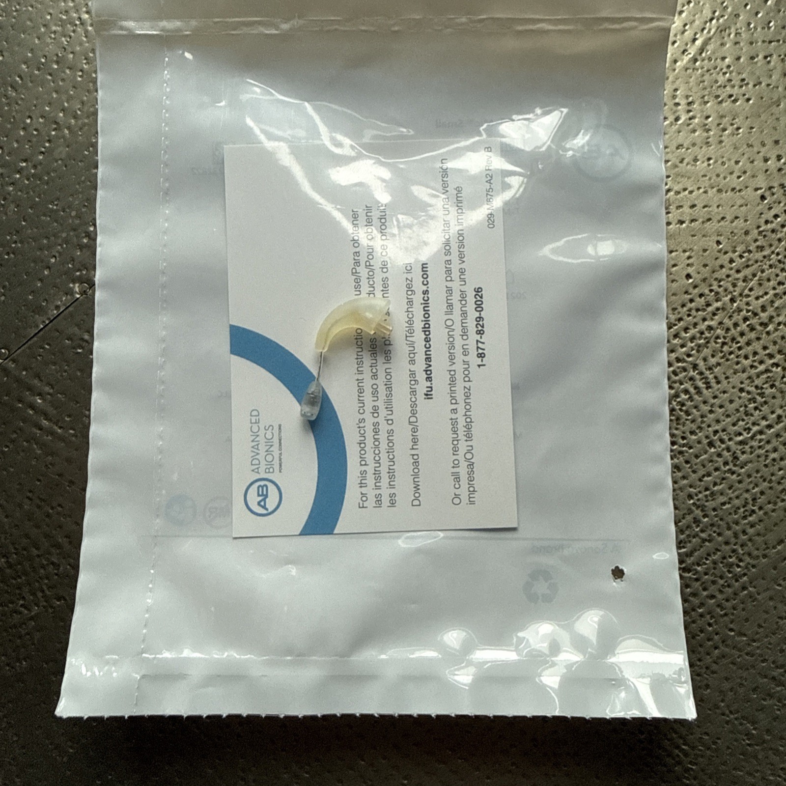 Advanced Bionics M T-Mic Marvel Earhook Small CI-5837-100 NEW SEALED 2022