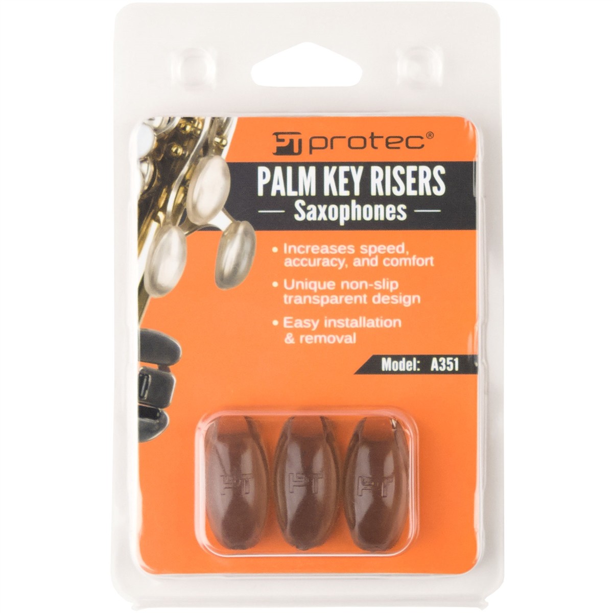 Protec A351 Saxophone Palm Key Risers