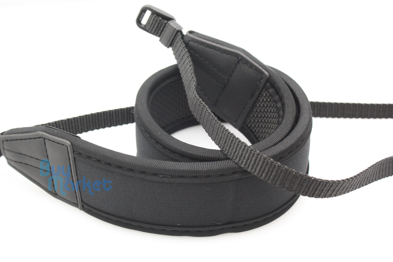 New JJC Black Soft Neoprene Camera DSLR Shoulder Neck Strap (NS-N) Free Track no