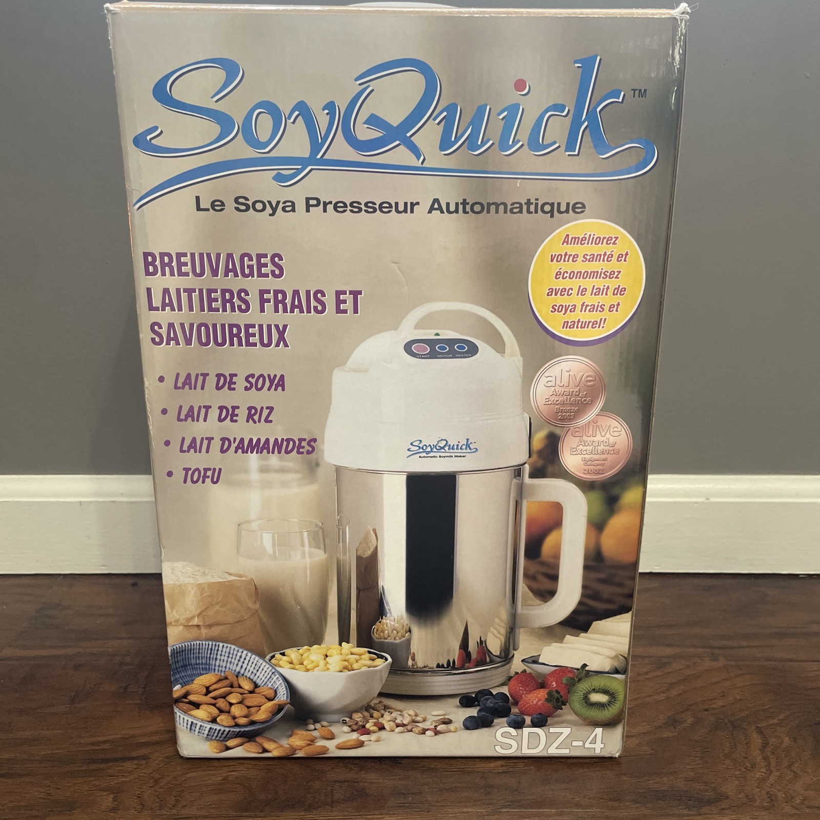 SoyQuick Automatic SOY MILK SDZ-4 RICE Almond VEGAN Milk Maker