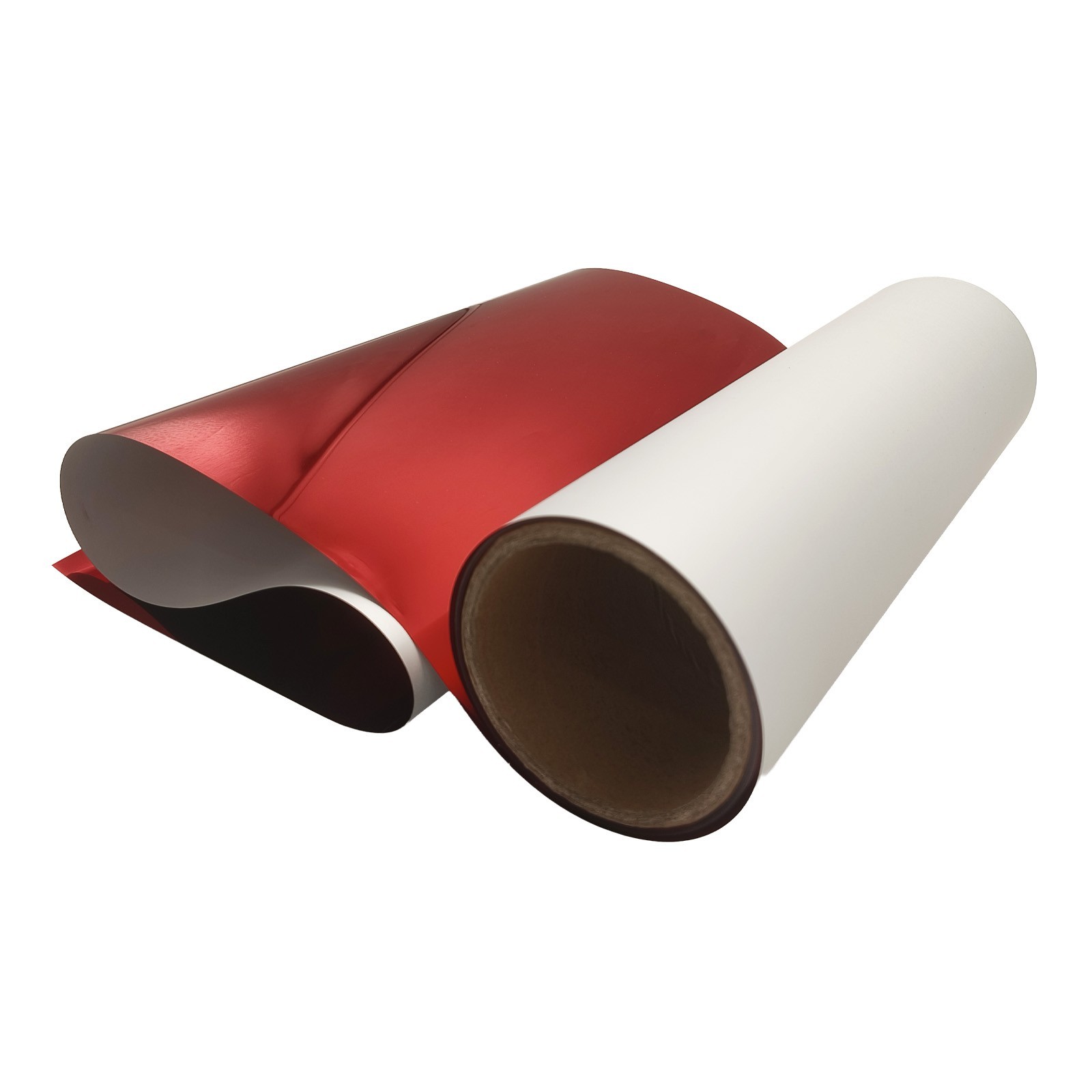 US Stock 23.6in DTF Cherry Red Metallic Film Roll,Cold Peel dtf specialty film
