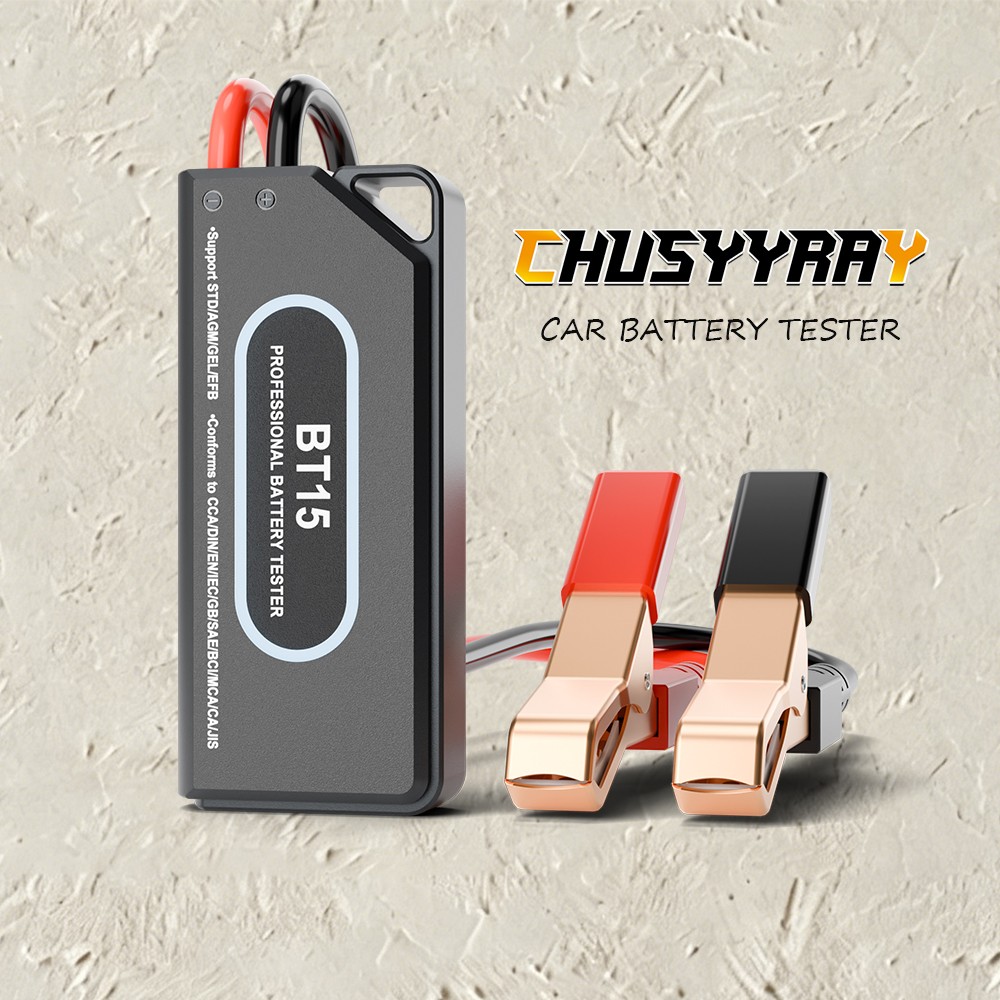 12V-24V Car Battery Tester Truck Battery Analyzer Cranking Charging Voltage Test