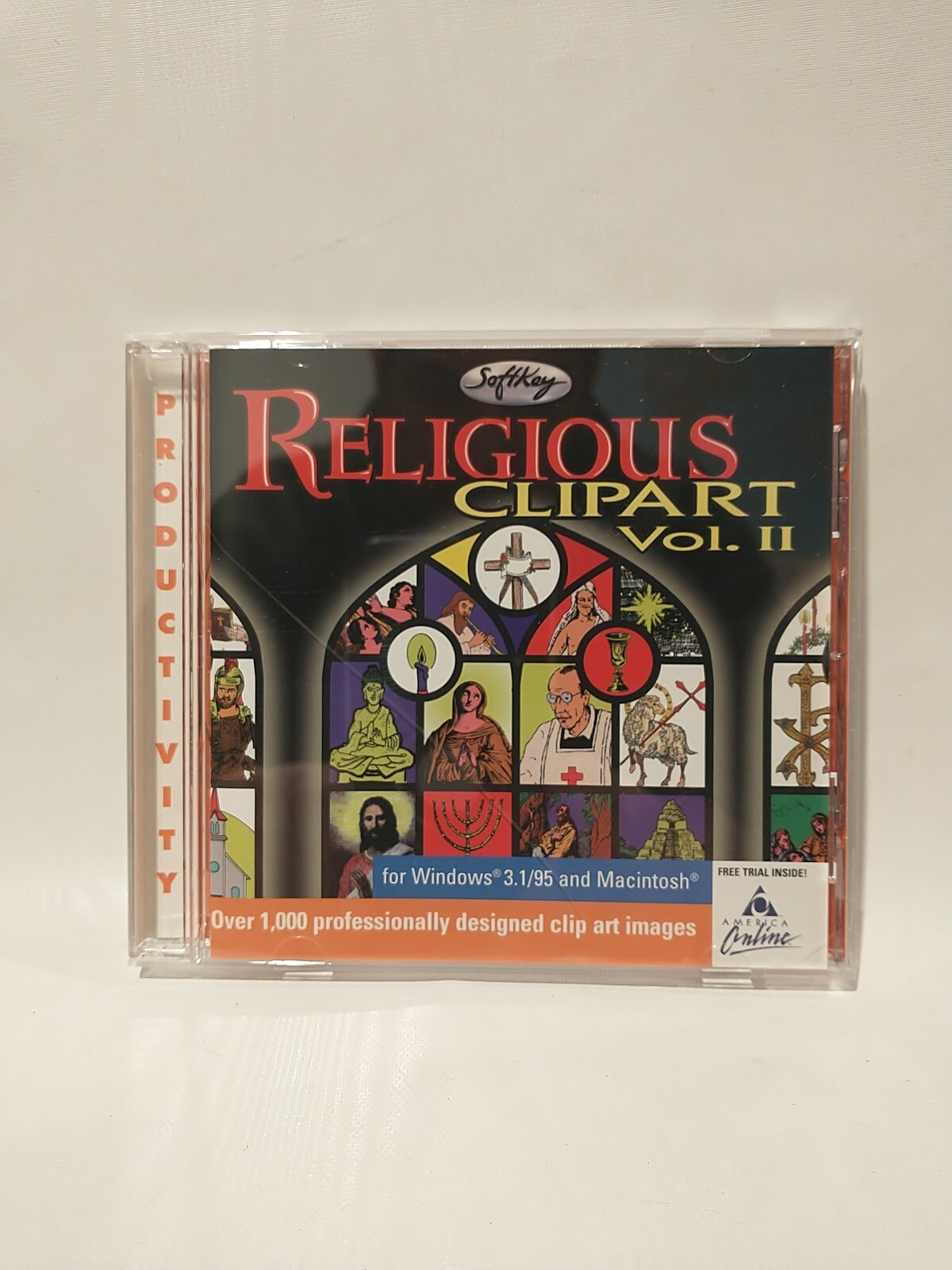 Vintage Religious Clip Art Vol II  Mac CD ROM  Windows 3.1 /95 and Macintosh