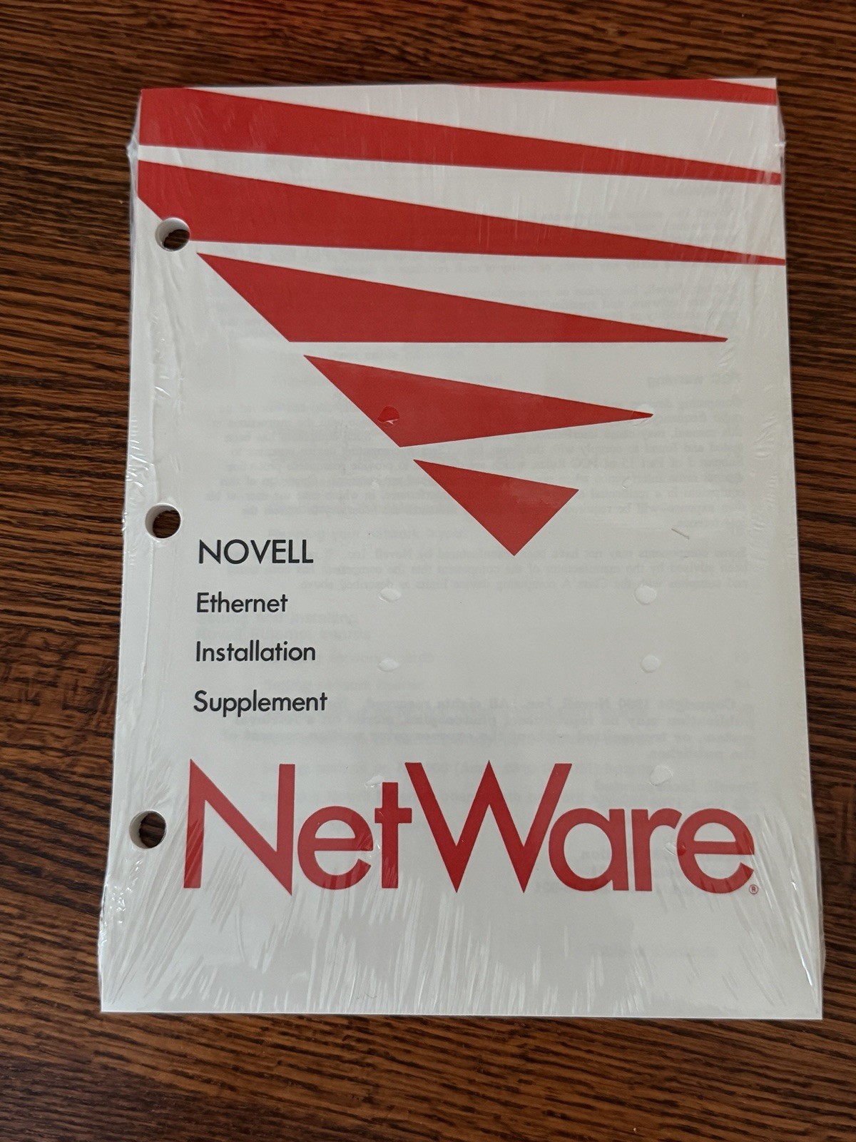 Vintage Novell NetWare for Macintosh Version 1.0 software kit W/ Box Floppy Disc