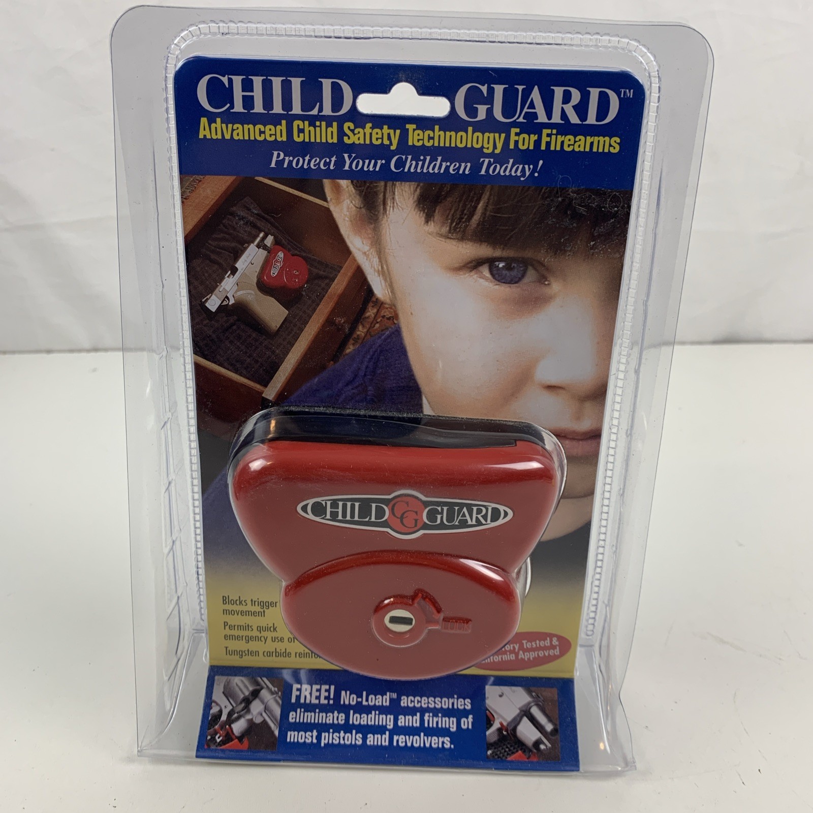 FIREARMS / GUN SAFETY LOCK by Child Guard California Approved Sealed Pkg #CS-100
