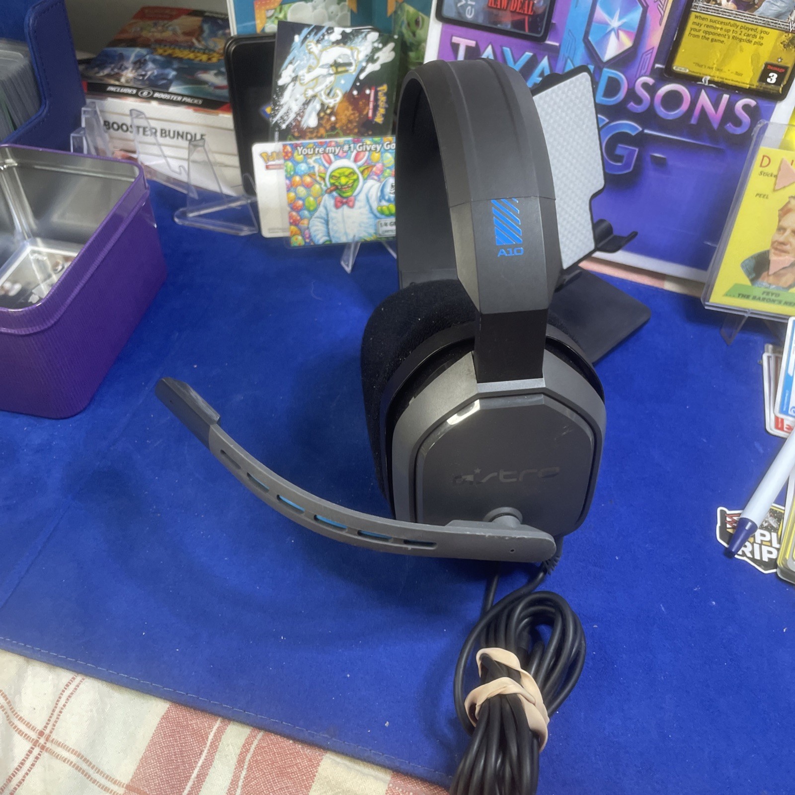 Astro A10 Wired Stereo Gaming Headset - Blue/black - Headset Only