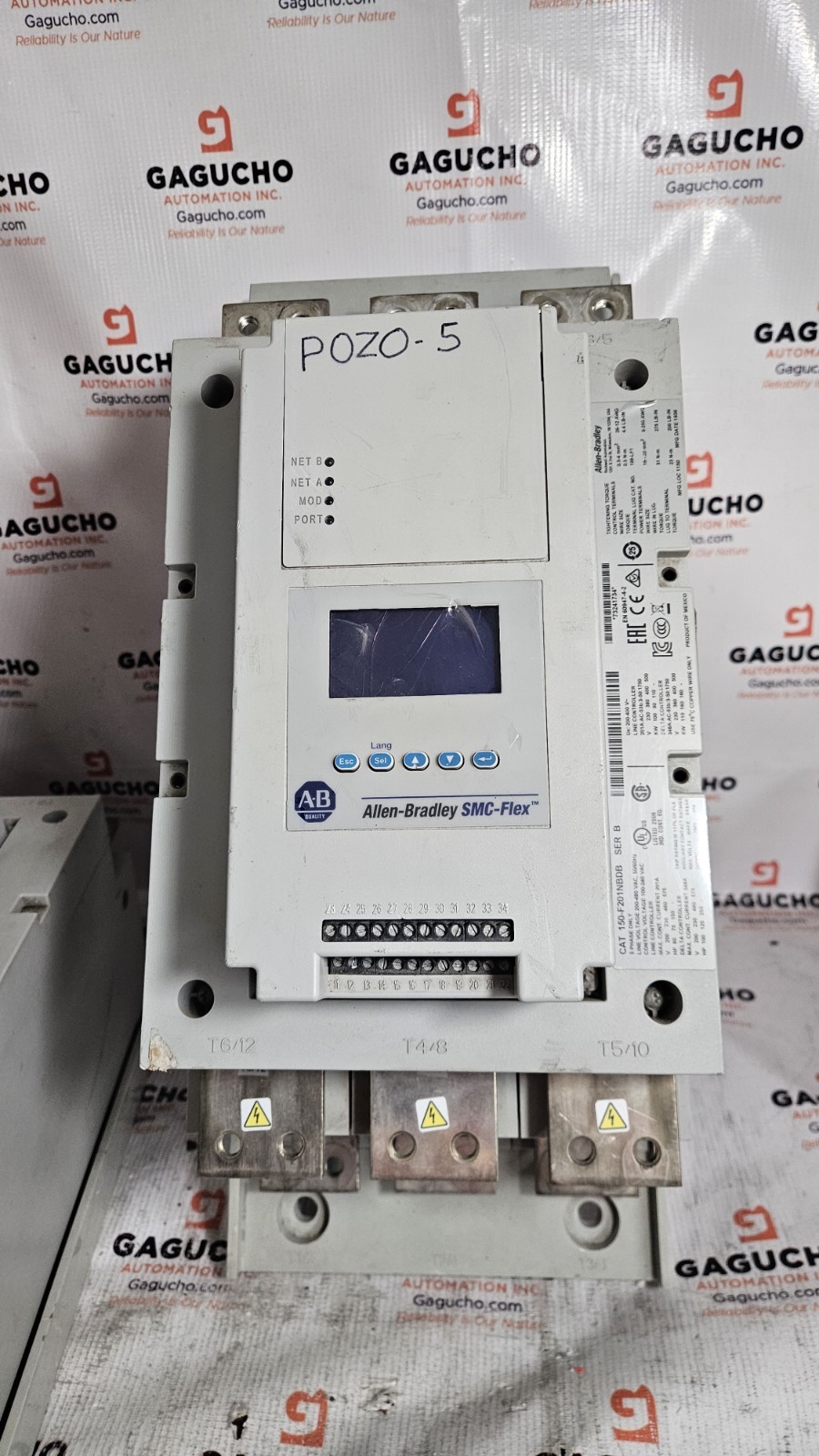 ALLEN BRADLEY 150-F201NBDB SMART MOTOR CONTROLLER SER.B 150F201NBDB