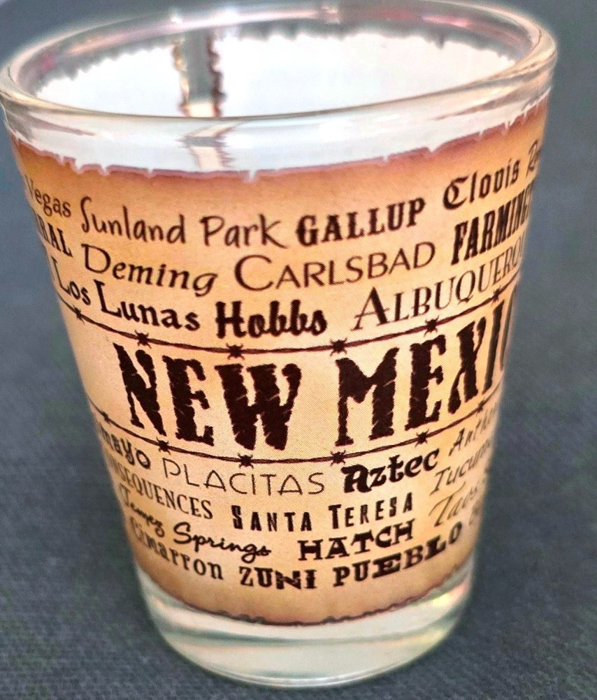 Souvenir Shot Glass New Mexico