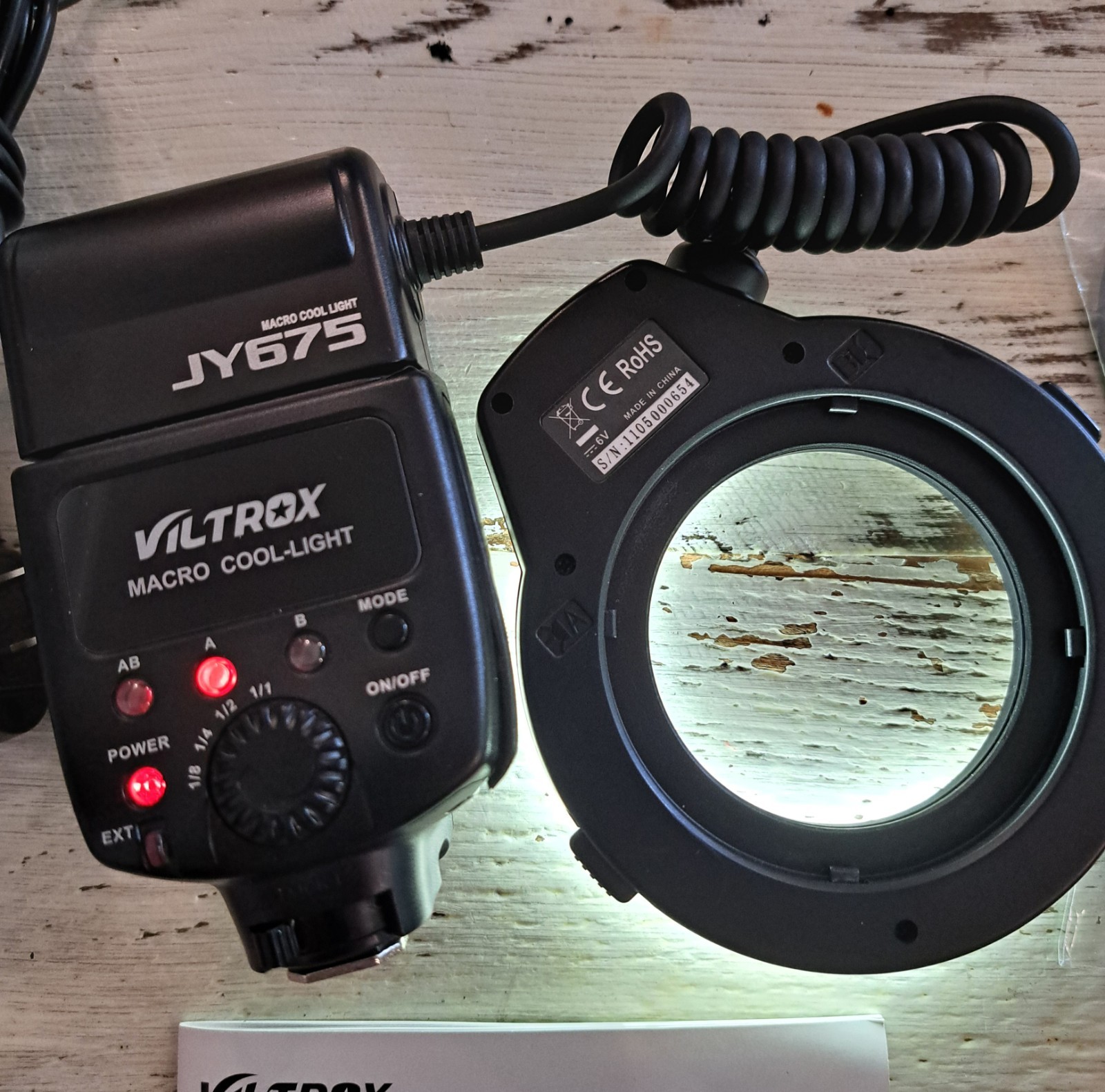 Viltrox Macro Cool-light JY675 in retail box