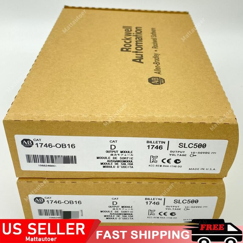 New Sealed AB 1746-OB16 CAT /D SLC 500 PLC Output Module 1746OB16 US Free Tax