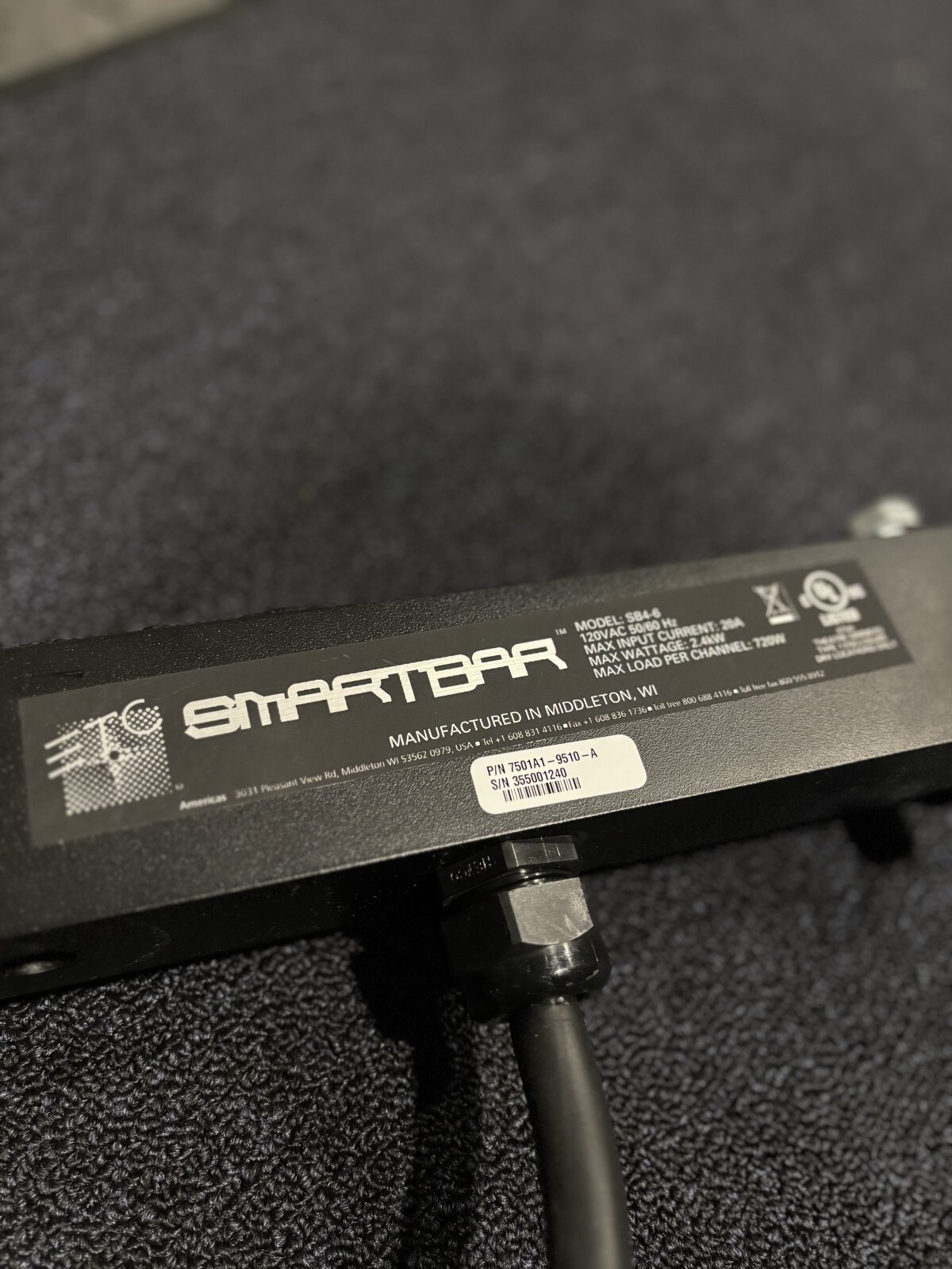 ETC 4x6 Smartbar Dimmer w/Edison